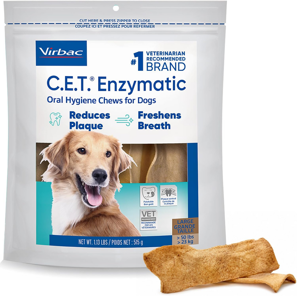 Virbac CET Enzymatic Dental Chews Large Dogs – photo 1 of 7