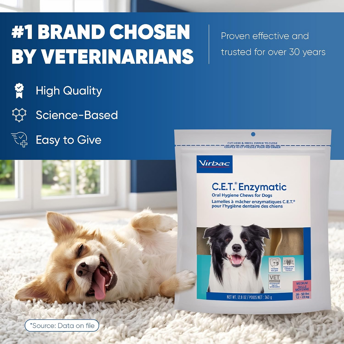 Virbac CET Enzymatic Dental Chews Medium Dogs – photo 6 of 8