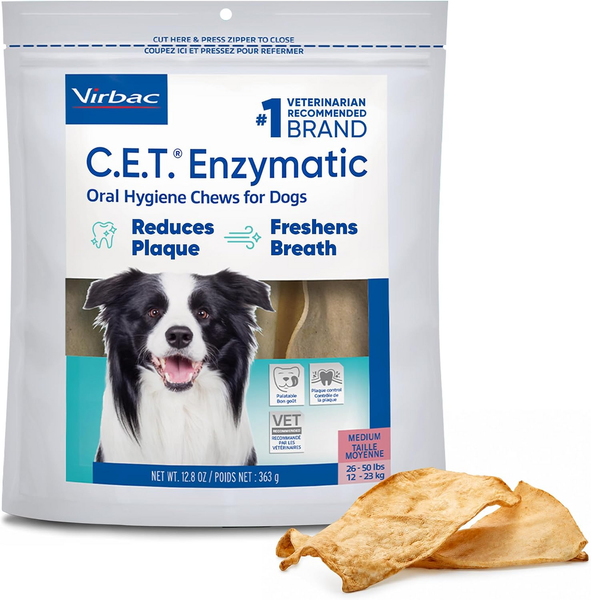 Virbac CET Enzymatic Dental Chews Medium Dogs – photo 1 of 8