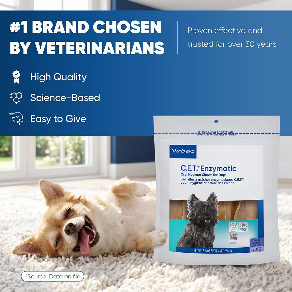 Virbac CET Enzymatic Dental Chews Small Dogs – photo 6 of 8