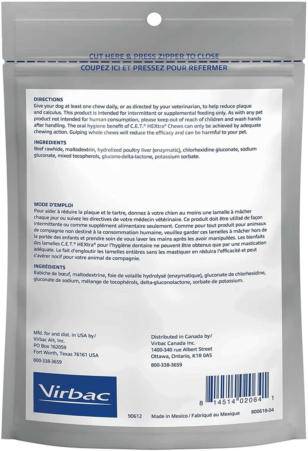 Virbac CET HEXtra Dental Chews Extra Small Dogs – photo 3 of 6