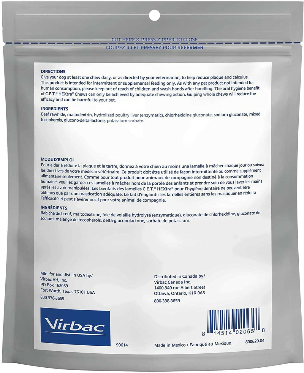 Virbac CET HEXtra Dental Chews Small Dogs – photo 4 of 6