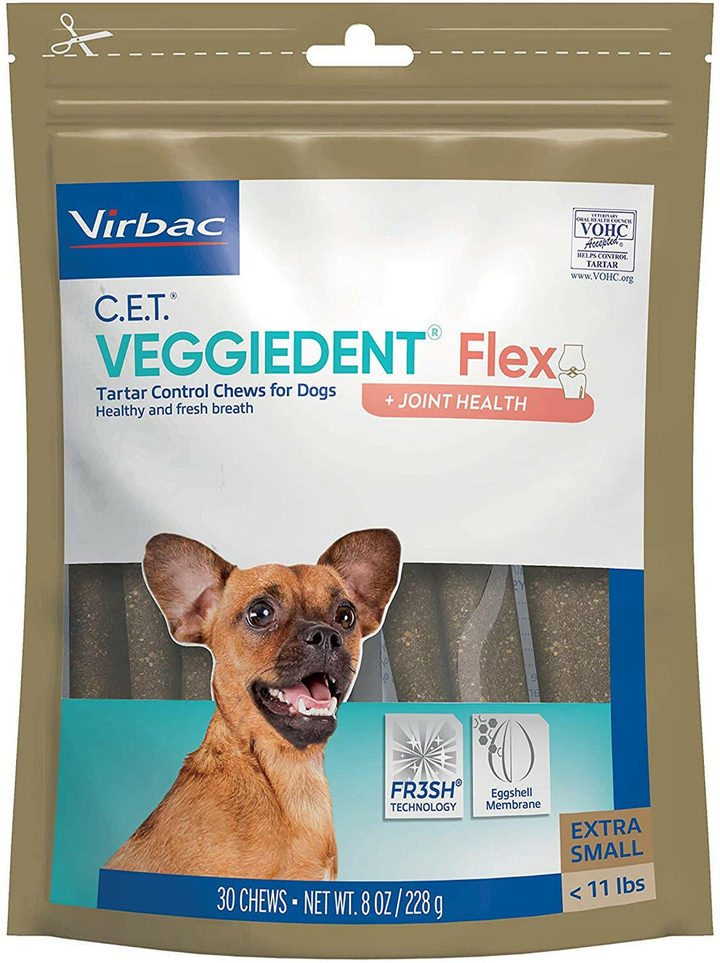 Virbac CET VeggieDent Flex Joint Extra Small Dogs – photo 1 of 9