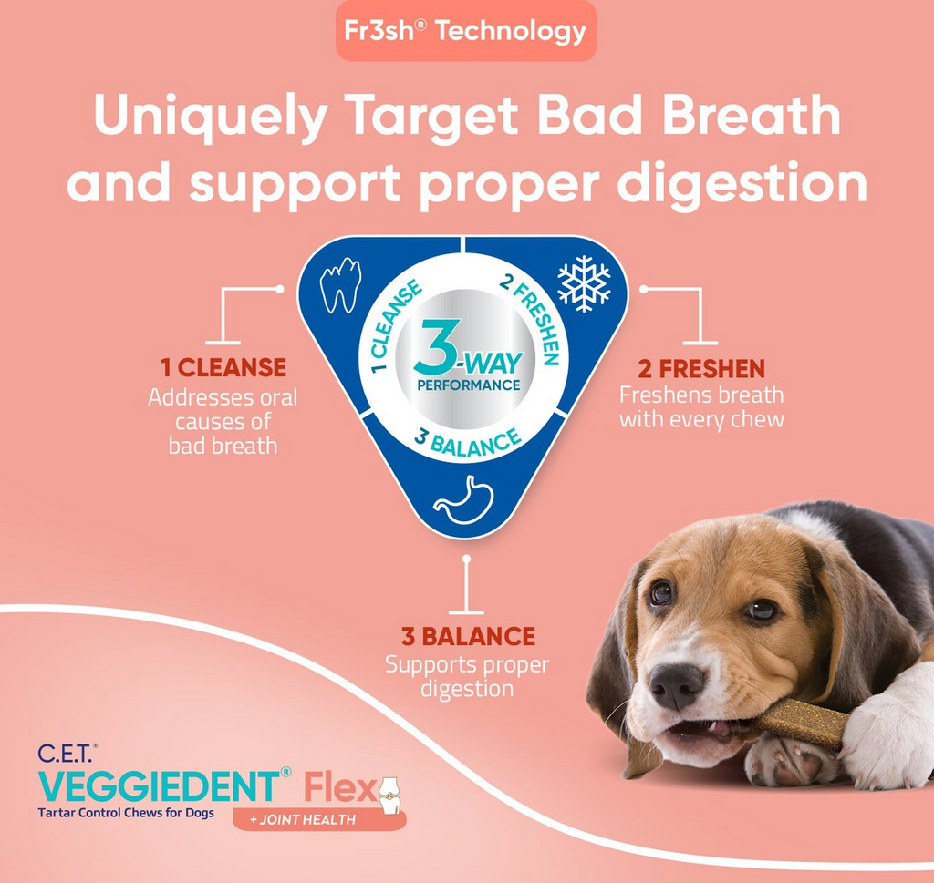 Virbac CET VeggieDent Flex Joint Extra Small Dogs – photo 6 of 9