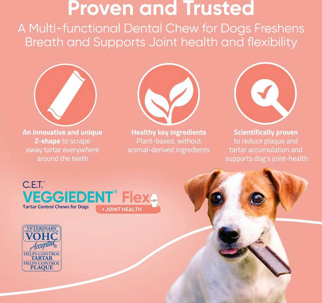 Virbac CET VeggieDent Flex Joint Small Dogs – photo 5 of 9