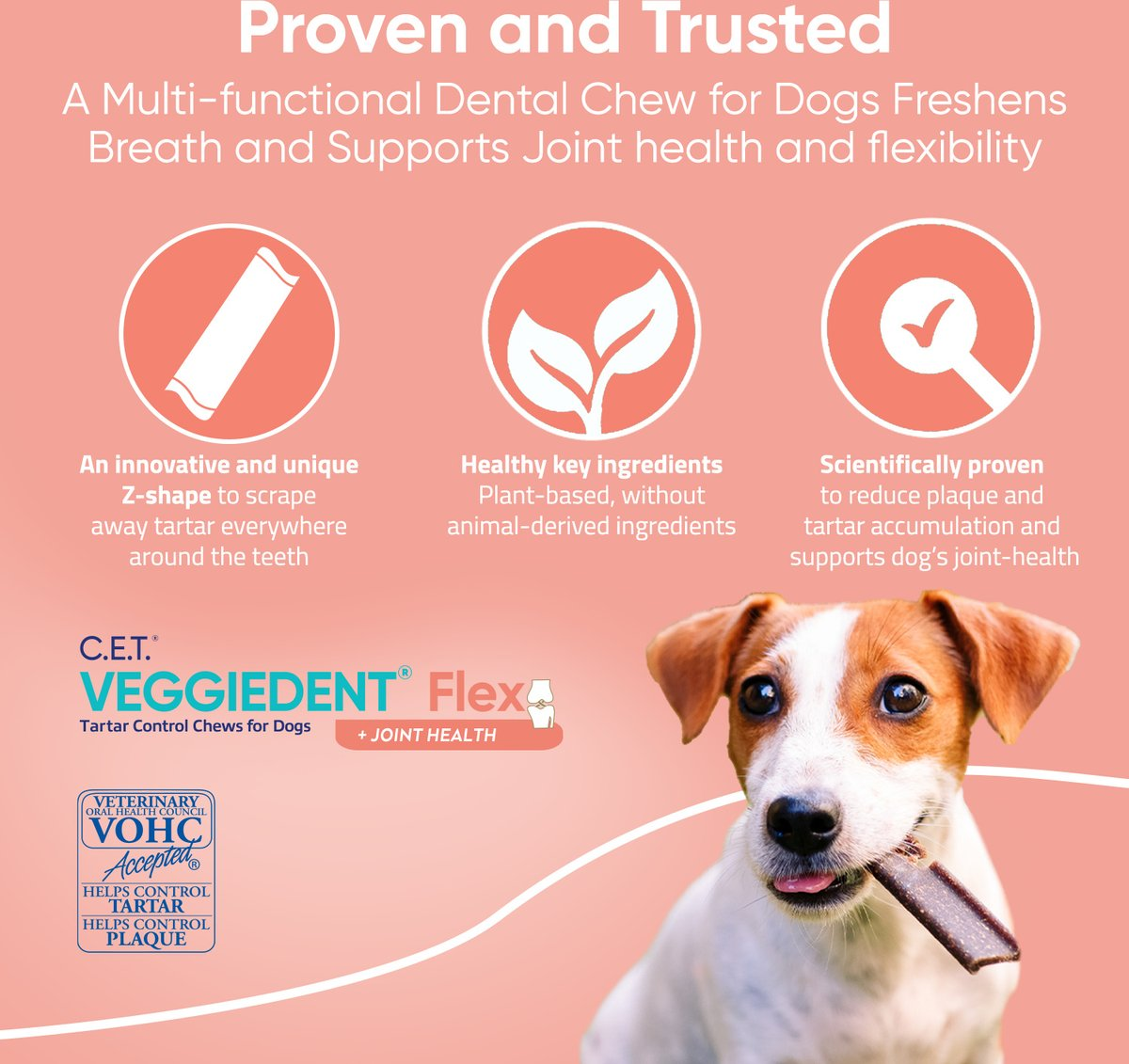 Virbac CET VeggieDent Flex Joint Small Dogs – photo 5 of 9