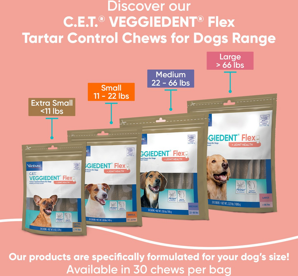 Virbac CET VeggieDent Flex Joint Small Dogs – photo 6 of 9