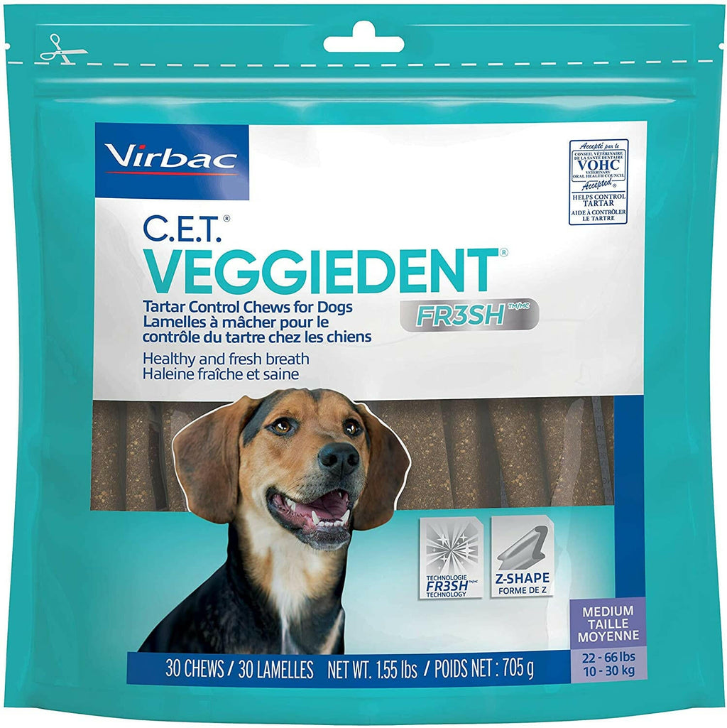 Virbac CET VeggieDent Fr3sh Medium Dogs – photo 1 of 9