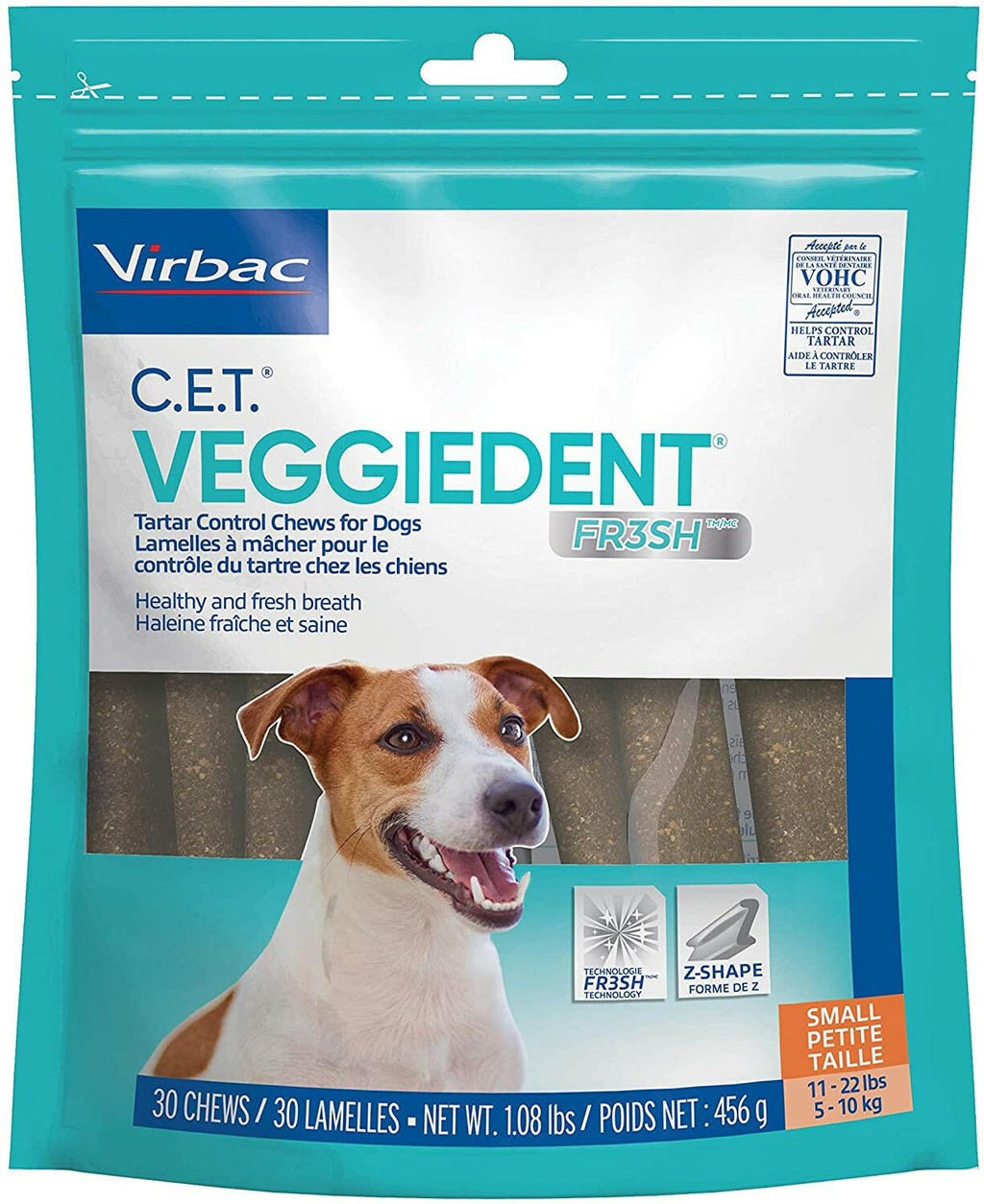 Virbac CET VeggieDent Fr3sh Small Dogs – photo 1 of 9