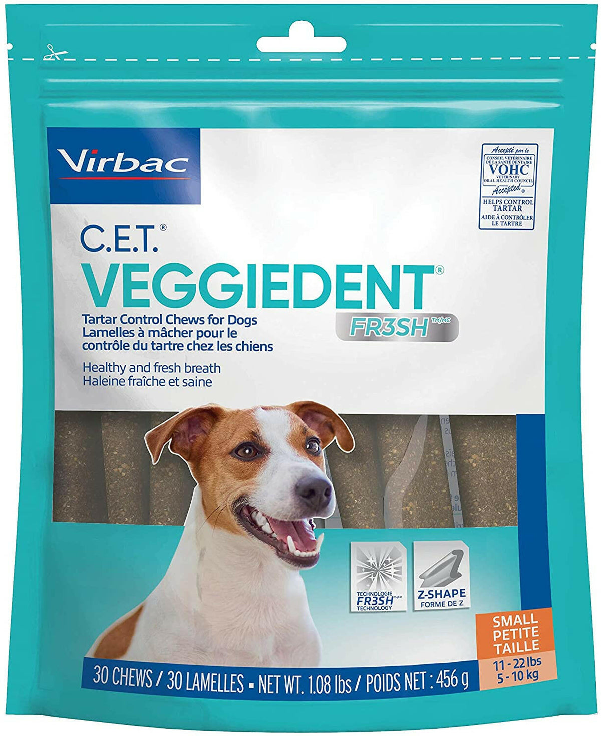 Virbac CET VeggieDent Fr3sh Small Dogs – photo 1 of 9