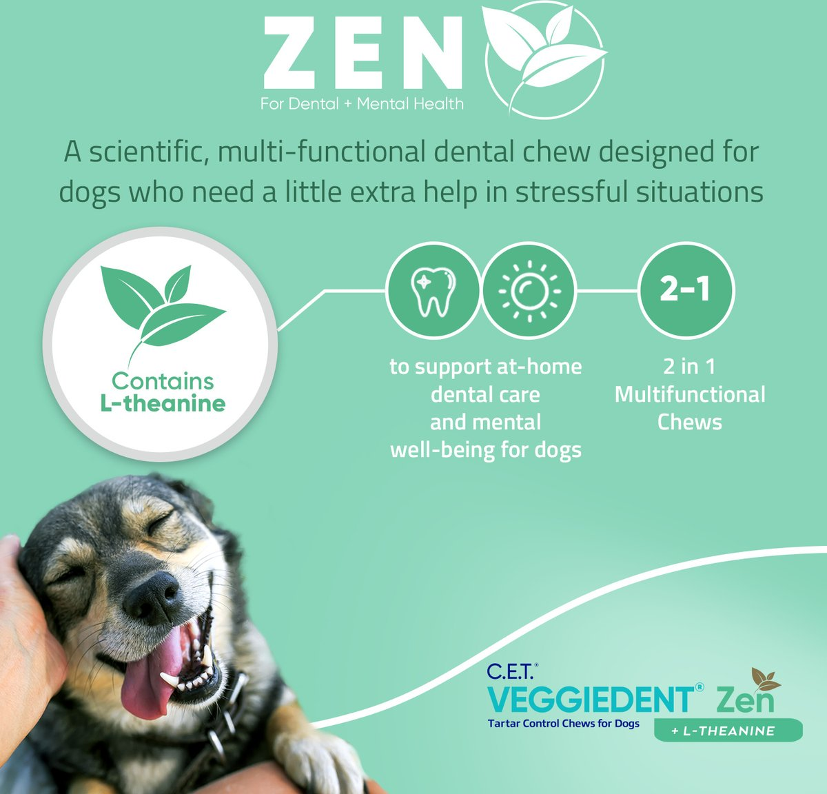 Virbac CET VeggieDent Zen Medium Dogs – photo 5 of 9