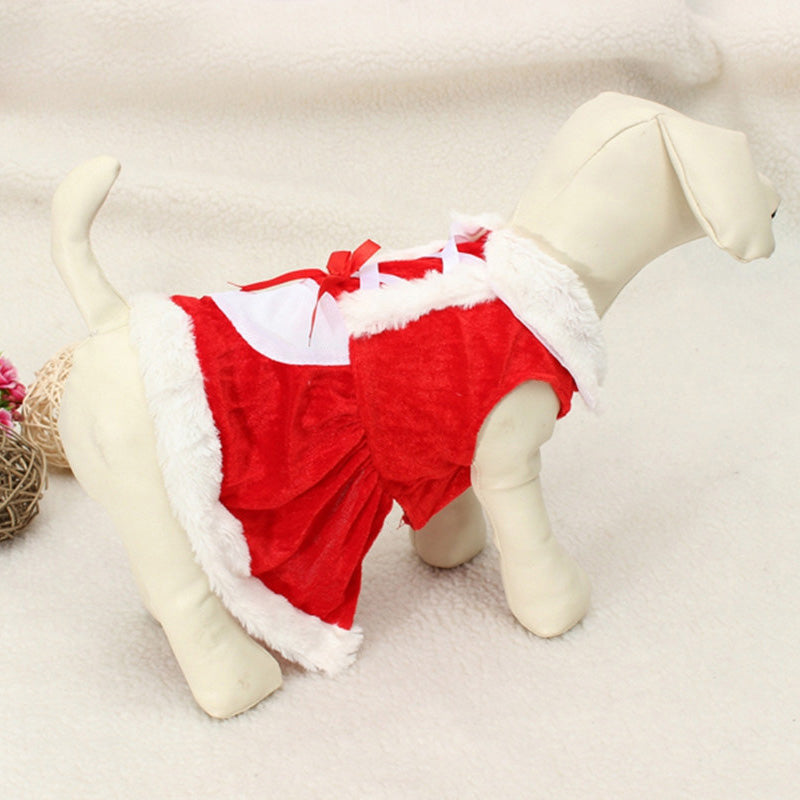 Christmas Plaid Dog Vest and Skirt Small Dogs – photo 6 of 9