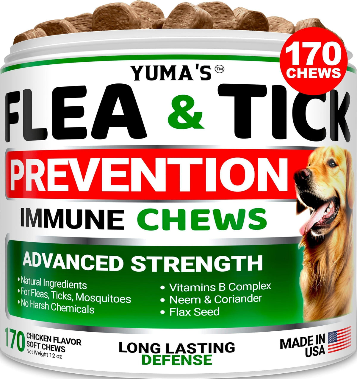 Flea and Tick Chews for Dogs All-Natural Soft Treats – photo 1 of 1