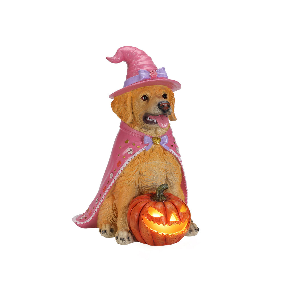 Halloween Golden Retriever Dog Statue – alternate view 6