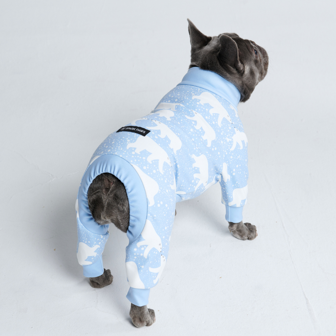 Snowy Polar Bear Dog Pajama – alternate view 5
