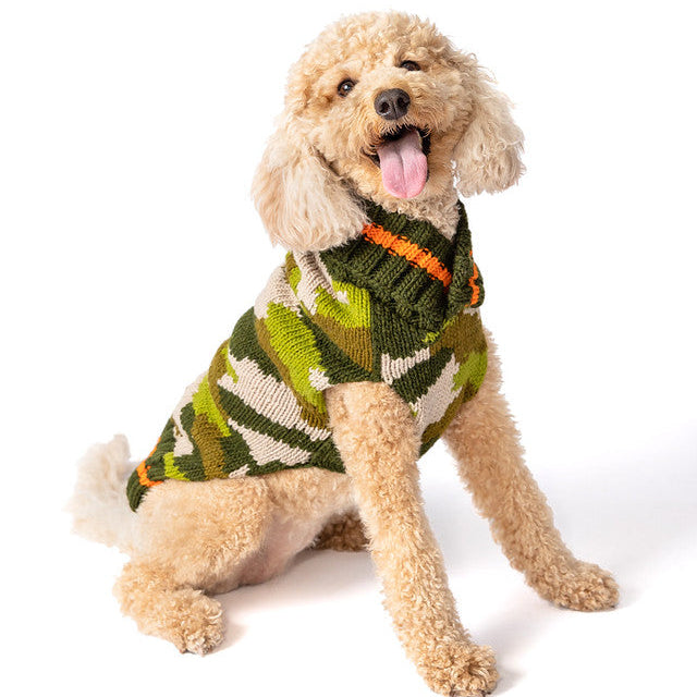 Camo Dog Sweater 100 Percent Sheep Wool – photo 7 of 7