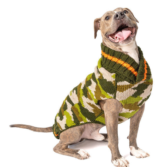 Camo Dog Sweater 100 Percent Sheep Wool – photo 3 of 7