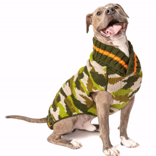 Camo Dog Sweater 100 Percent Sheep Wool – photo 2 of 7