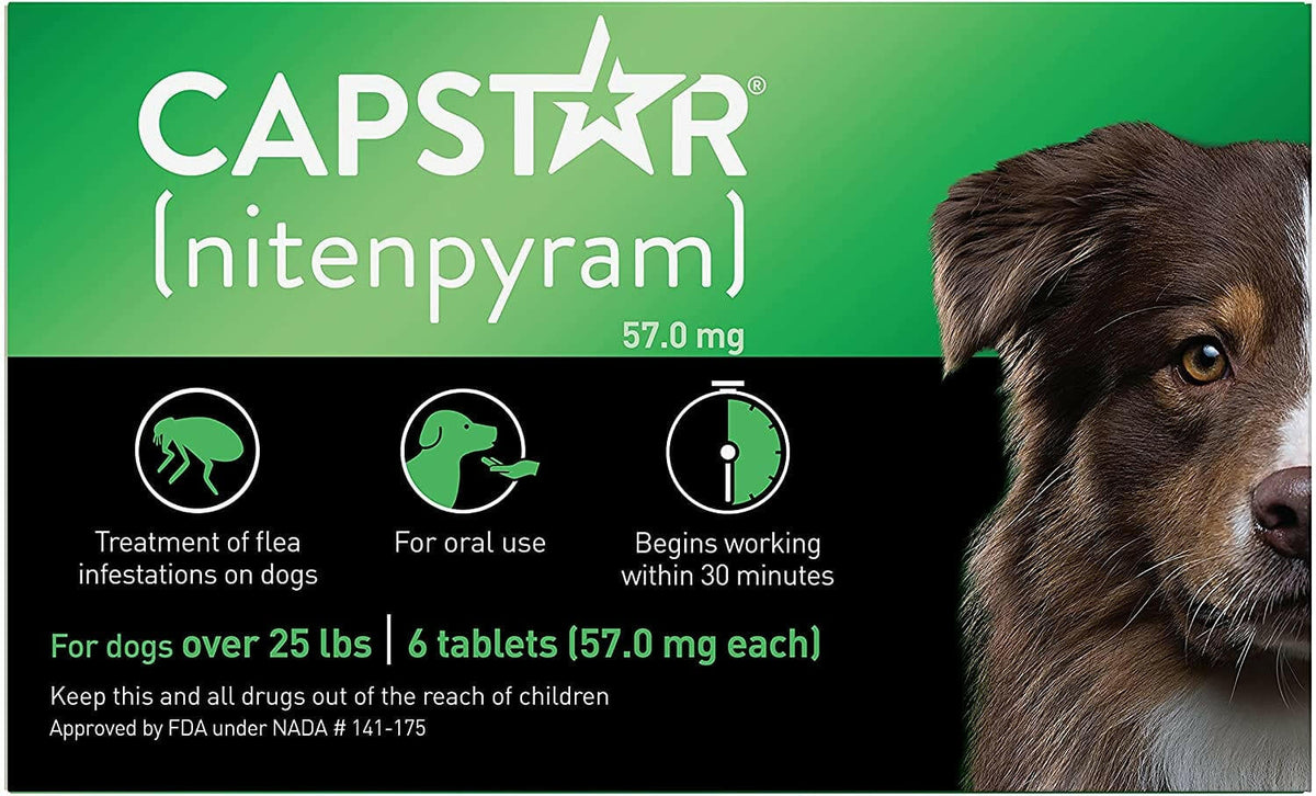 Capstar Oral Flea Treatment Dogs Over 25 lbs – photo 1 of 8