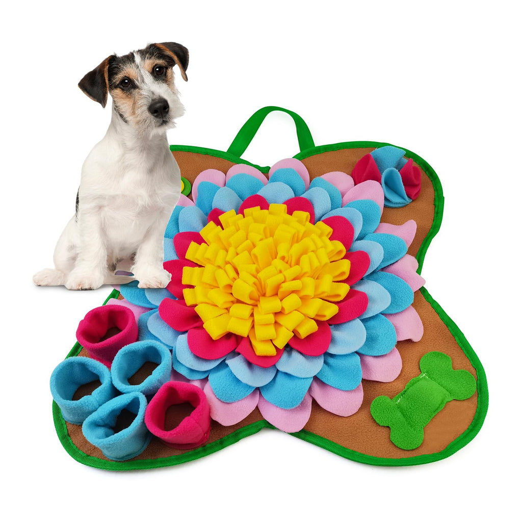 Ankilo Snuffle Mat for Dogs – 20x20 Interactive Foraging Puzzle – front view