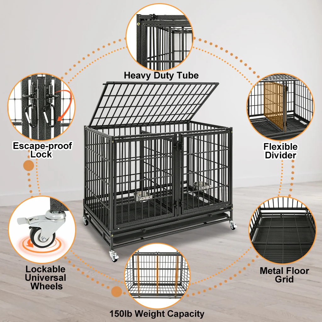 42 Inch Stackable Dog Crate – alternate view 10