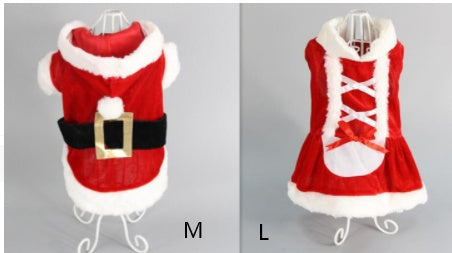 Christmas Plaid Dog Vest and Skirt Small Dogs – photo 9 of 9