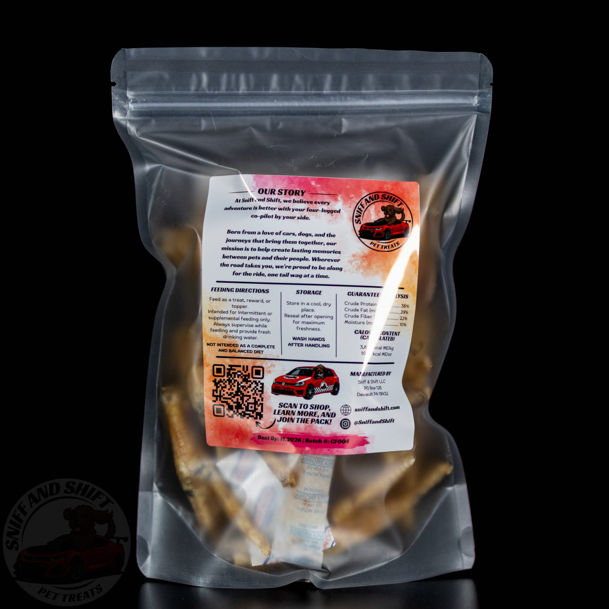 Air-Dried Chicken Feet Dog Treats Natural Chews, alternate view