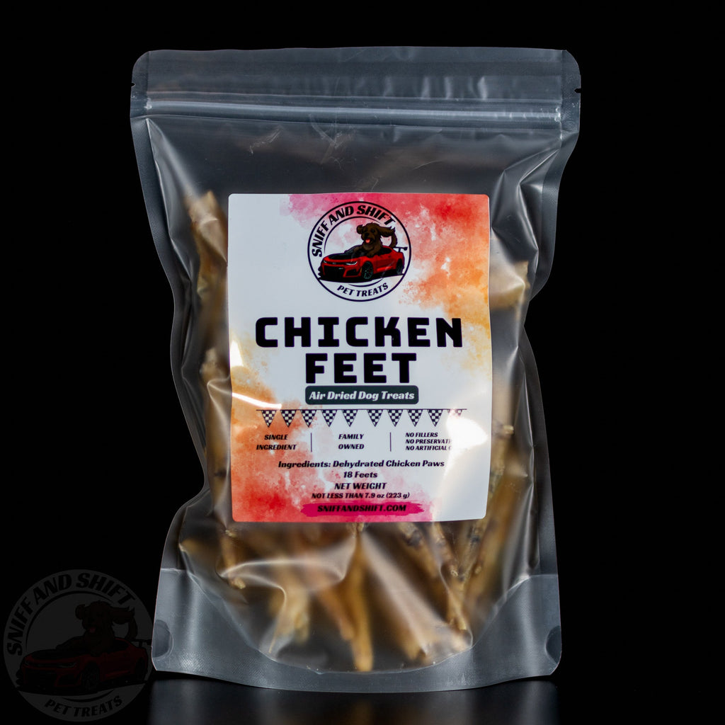 Air-Dried Chicken Feet Dog Treats Natural Chews