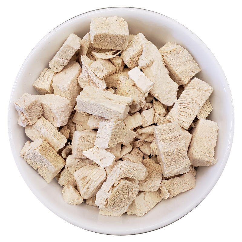 Freeze Dried Chicken Breast Dog Treats  Topper, detail view
