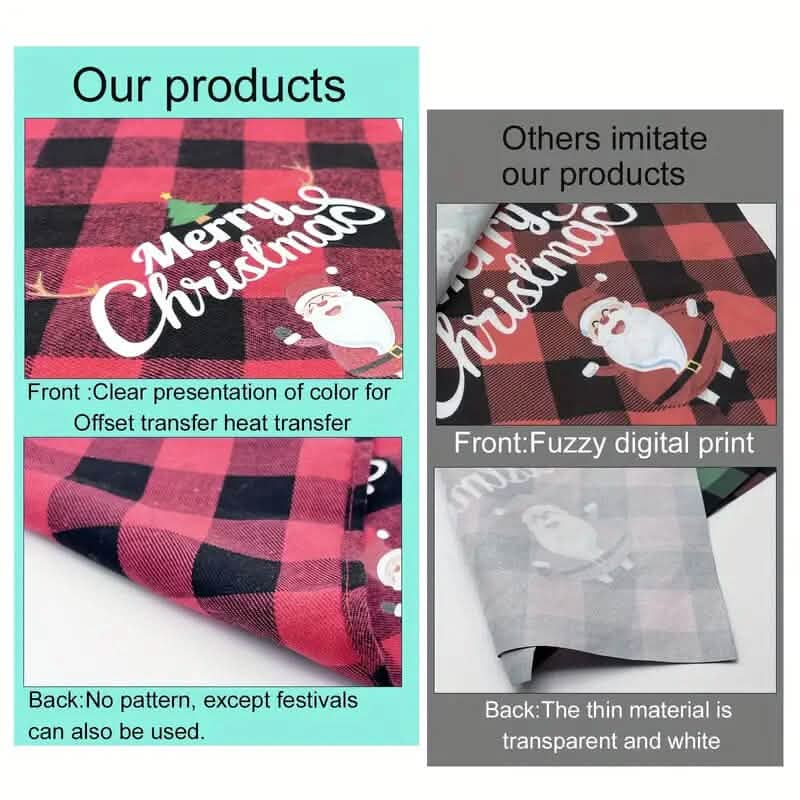 Christmas Dog Bandana Triangle Scarf with Santa Graphics – photo 9 of 9