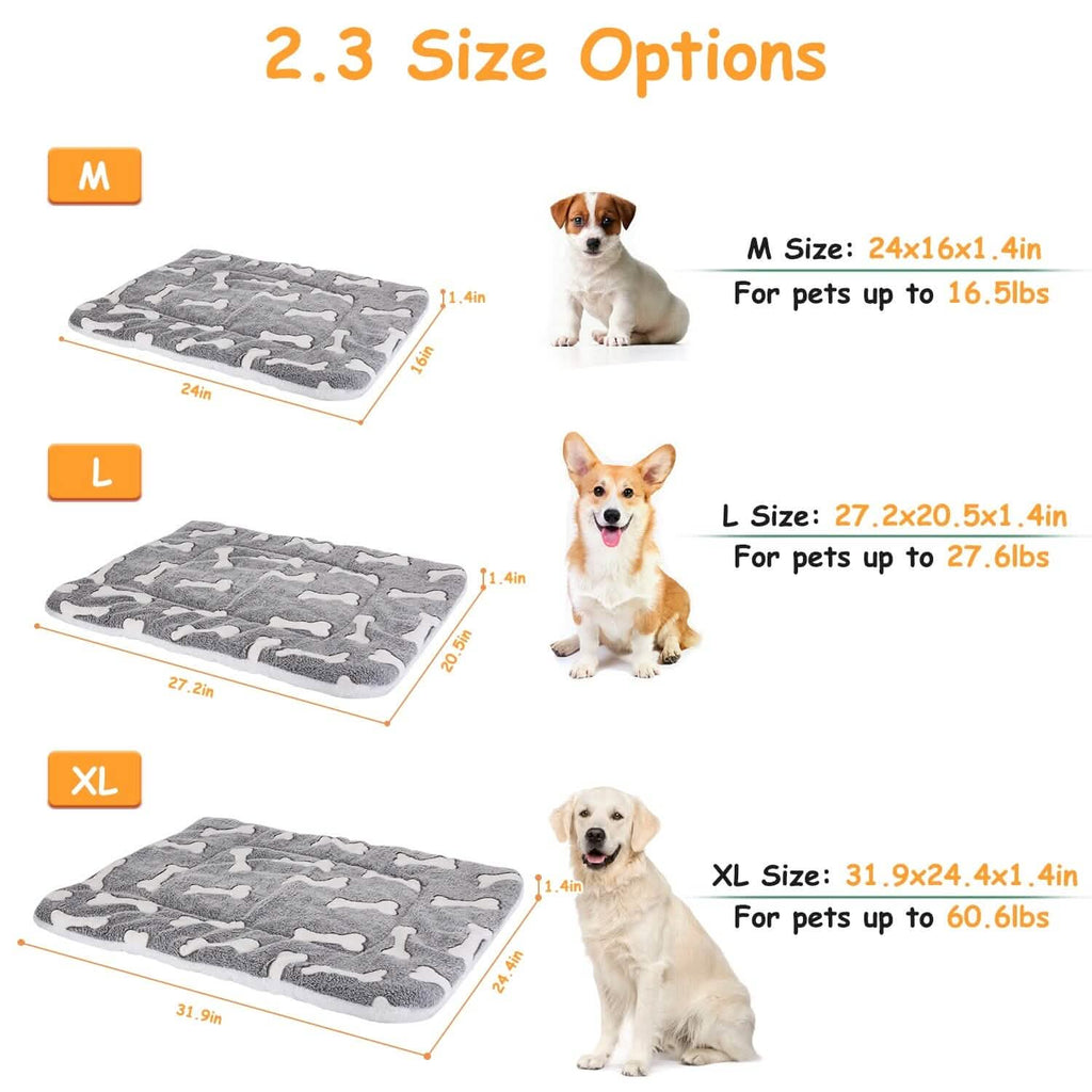 Comfortable Flannel Dog Bed Mat Dual-Side Foldable – photo 6 of 11