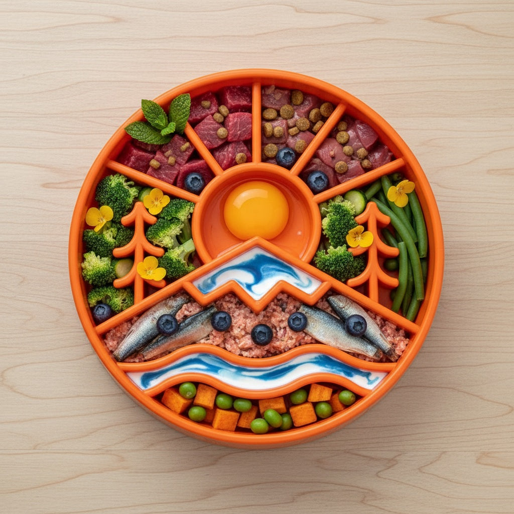 Great Outdoors Slow Feeder Dog Bowl – Enrichment, USA Made – alternate view 4