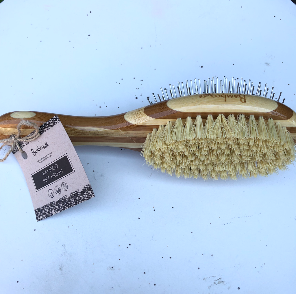 Bamboo Dog & Pet Grooming Brush – alternate view 2