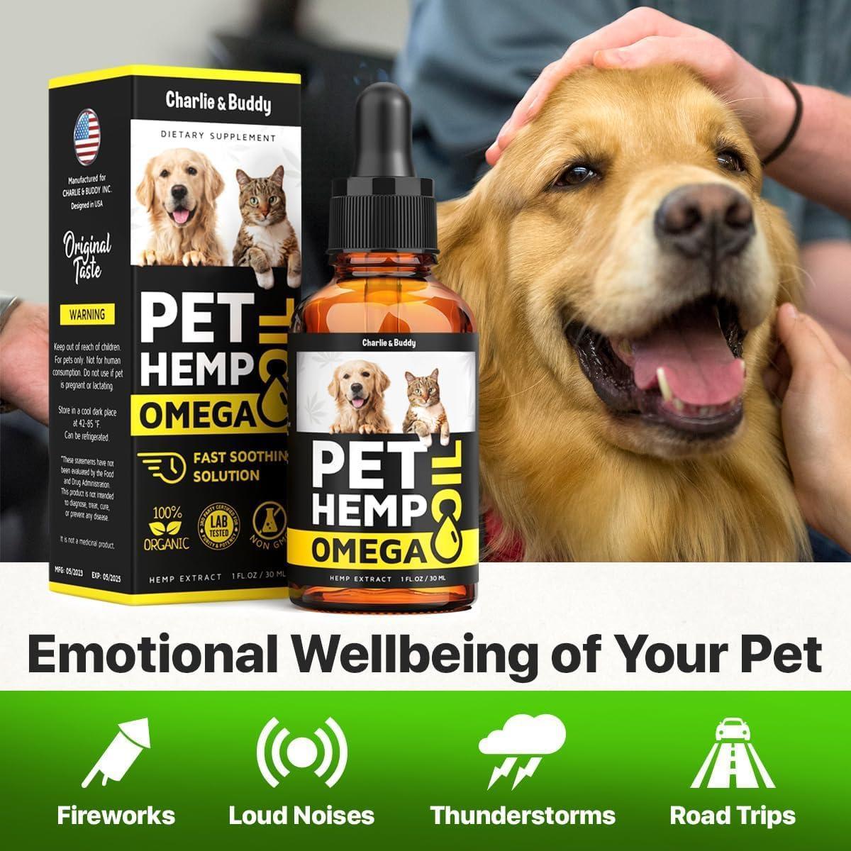 Hemp and Salmon Oil for Dogs Omega 3-6-9 1 fl oz – photo 8 of 9