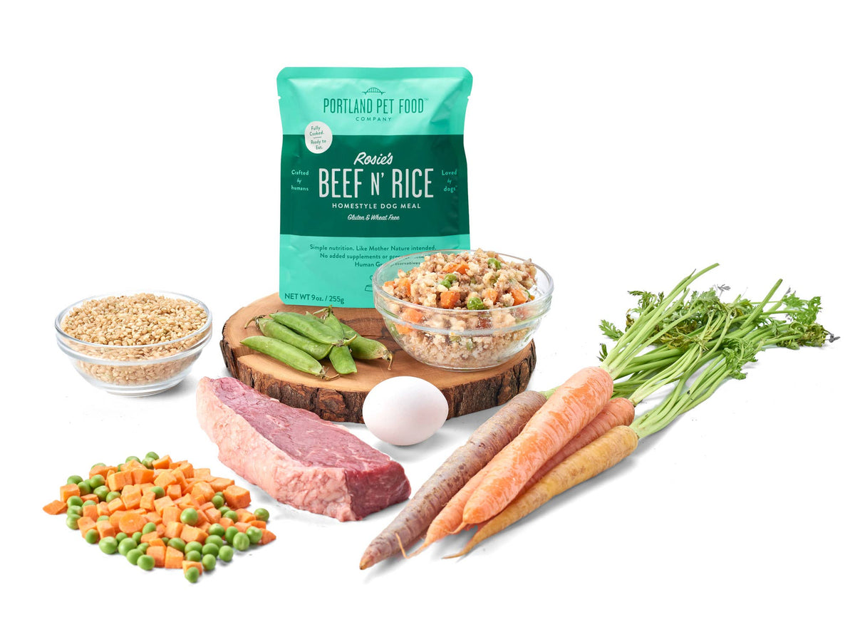Rosie's Beef & Rice Human Grade Fresh Wet Dog Food Pouches – alternate view 6