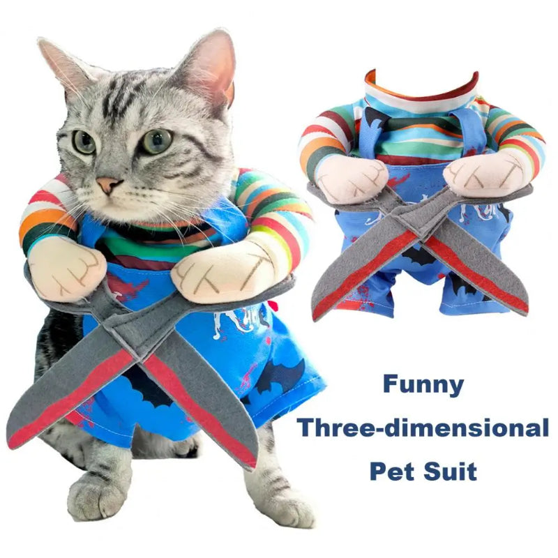 Scissor Hands Dog Costume – Halloween – alternate view 1