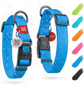Waterproof Dog Collar Adjustable Blue 17 to 28 Inch Neck – photo 1 of 6