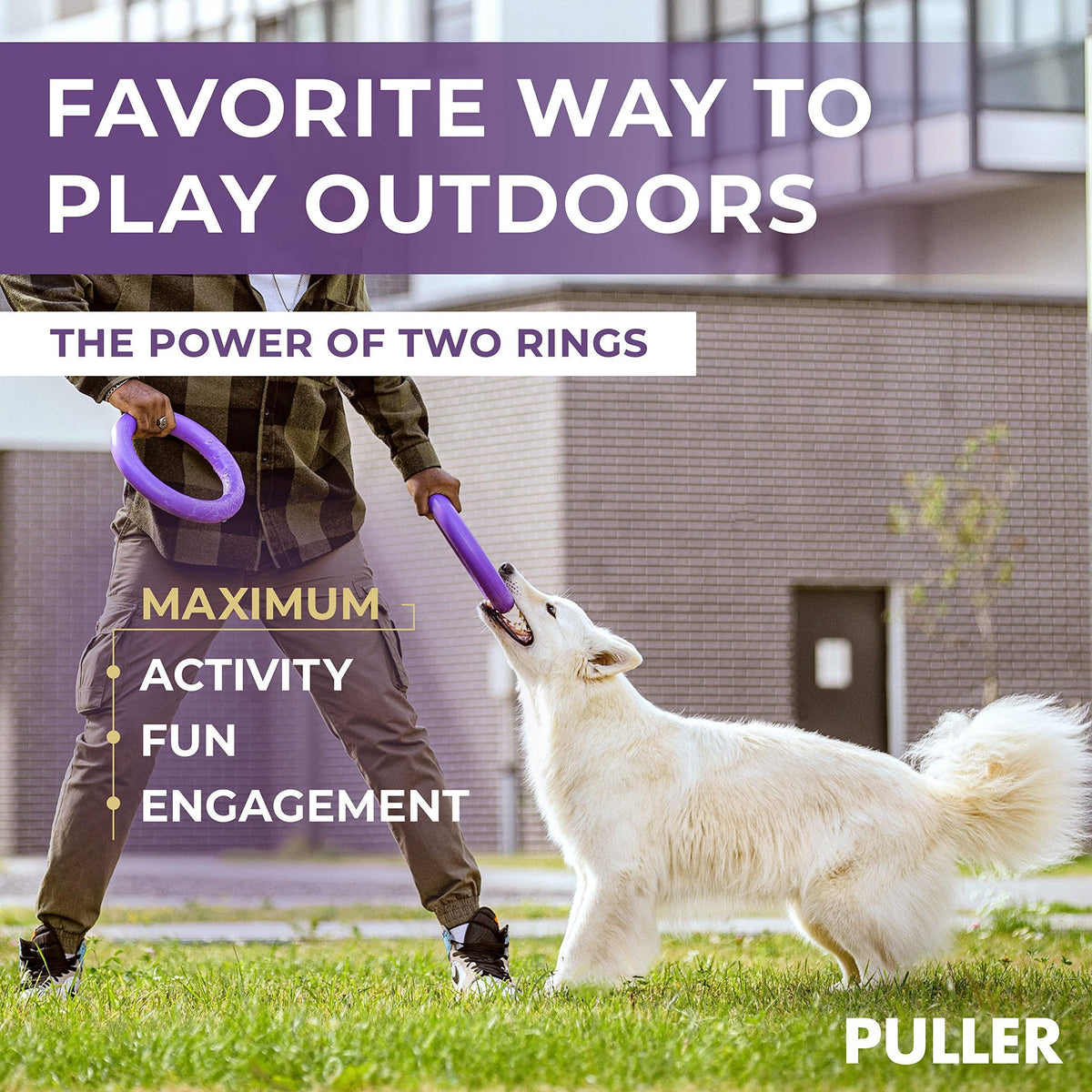 PULLER Dog Ring Fetch Toy Large Standard Size – photo 3 of 6
