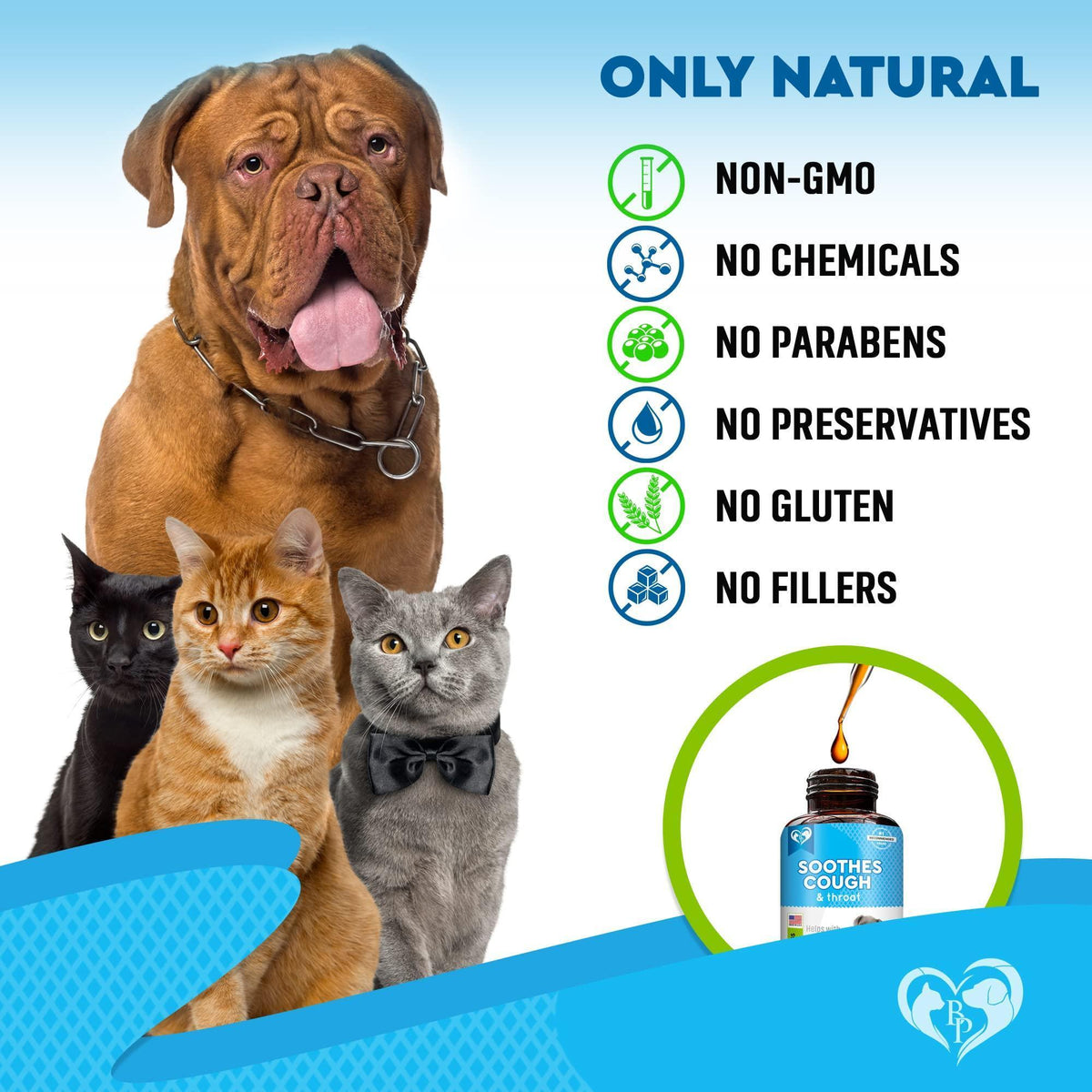 Kennel cough and respiratory support herbal drops for dogs and cats – photo 7 of 7