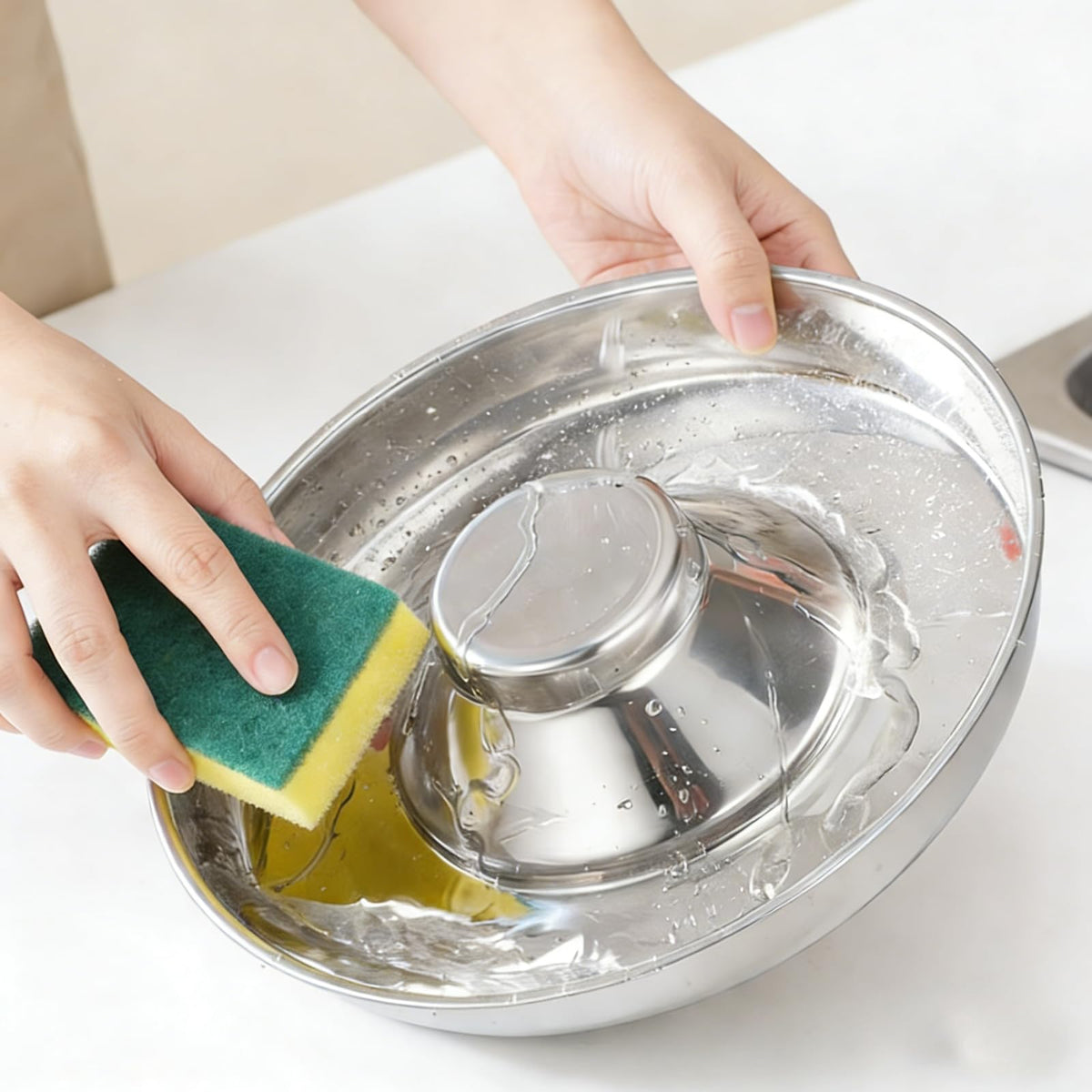 Stainless Steel Puppy Weaning Bowl – Litter Feeding Pan, S–XL – alternate view 6