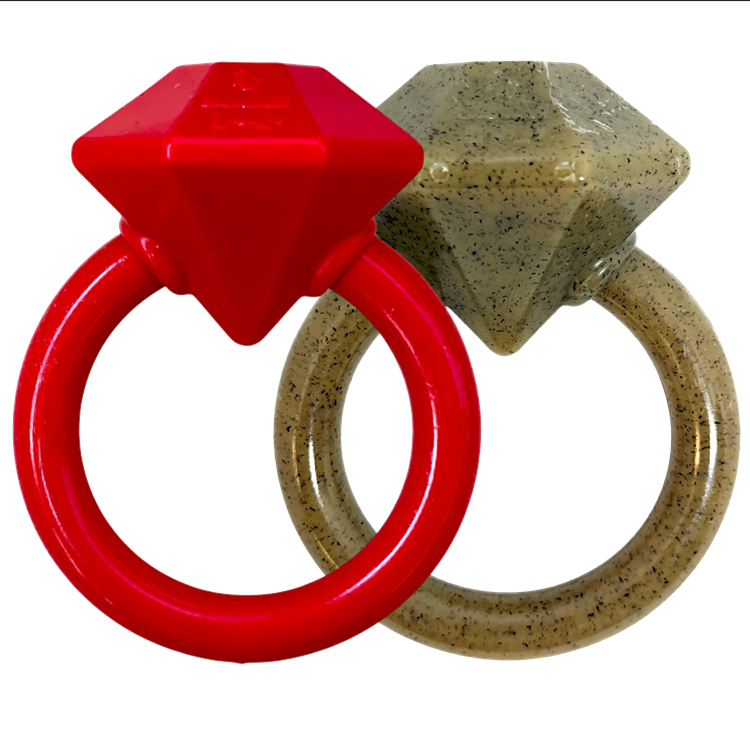 SodaPup Diamond Ring nylon teething ring for puppies – photo 1 of 9