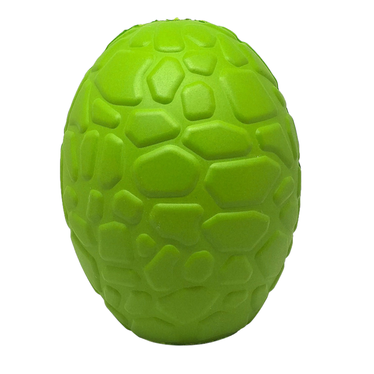 Dinosaur Egg Dog Chew Toy & Treat Dispenser – USA Made – front view