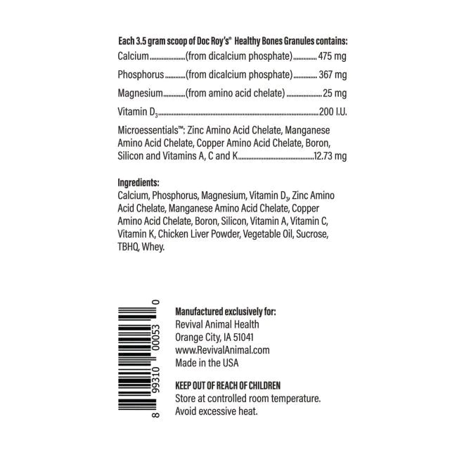 Doc Roys Healthy Bones Vitamins Dogs Cats – photo 2 of 3