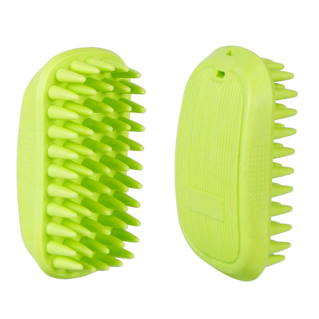 Dog Bath Brush Silicone Massage Comb Anti-Skid Grip – photo 1 of 11