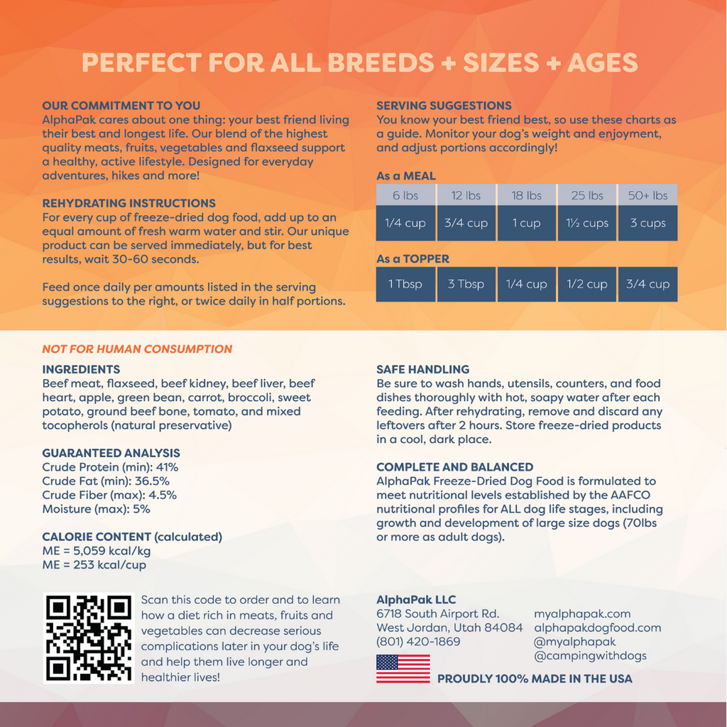 Freeze-Dried Raw Beef Dog Food – Single Ingredient – alternate view 3