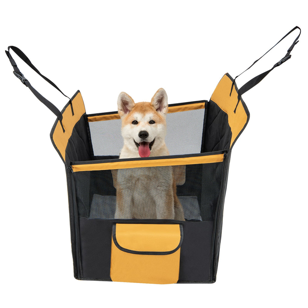Dog Car Seat Cover with Mesh Window Black – photo 3 of 8