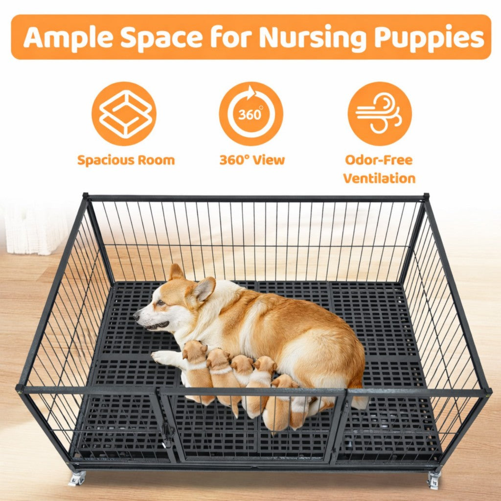 42 Inch Stackable Dog Crate – alternate view 6