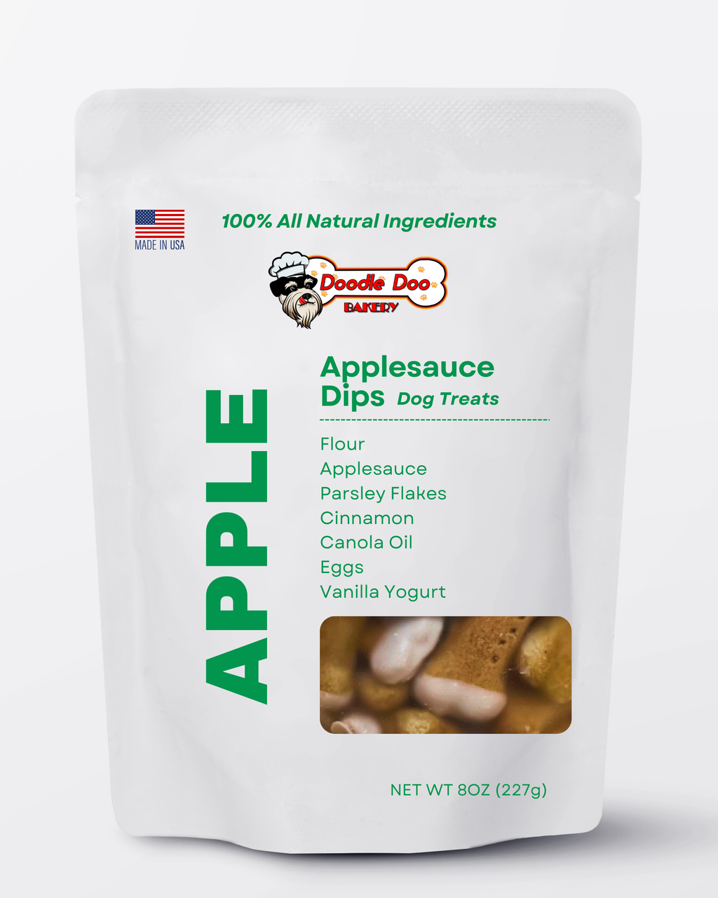 Homemade Applesauce Yogurt-Dipped Dog Treats  12 lb