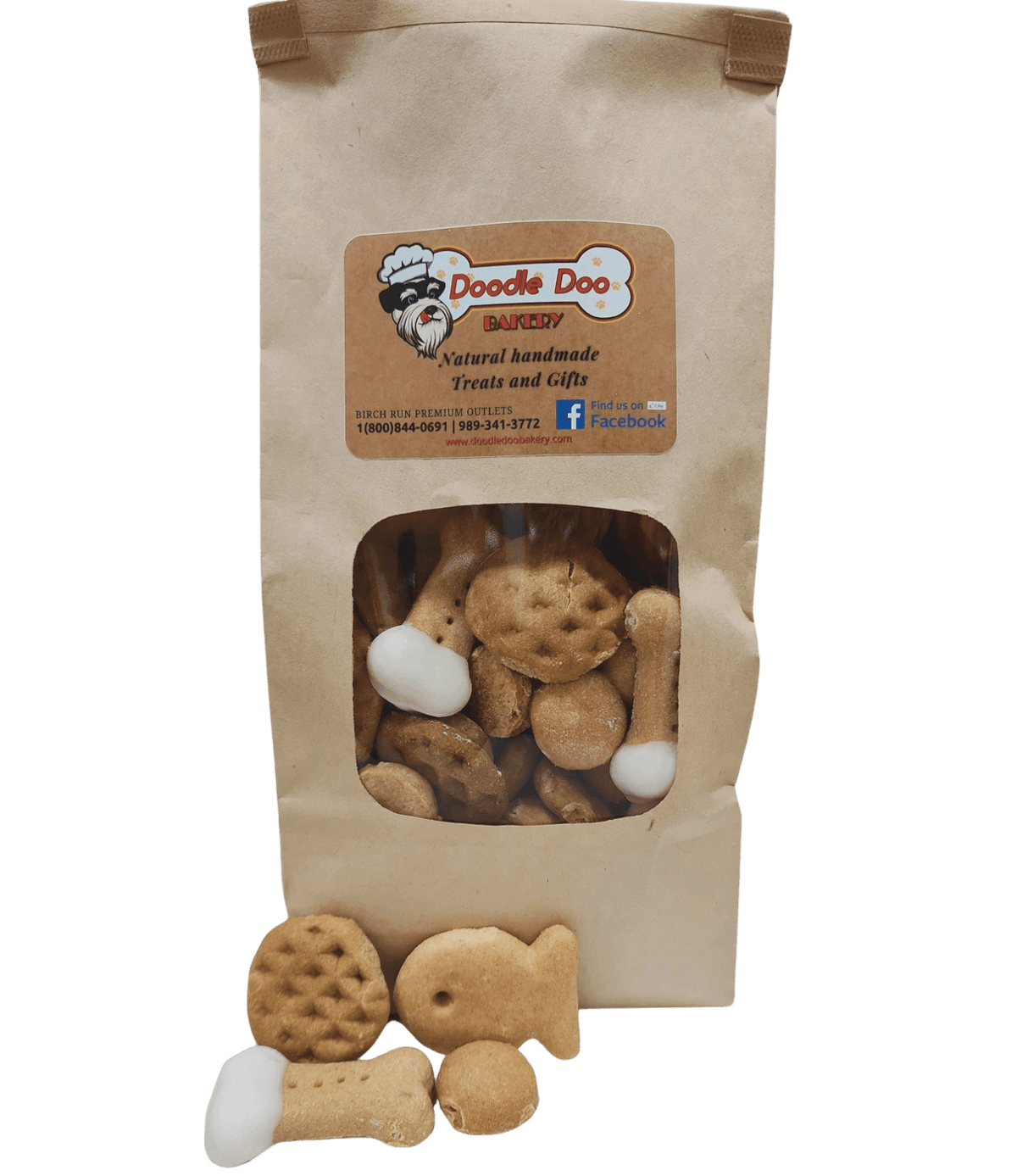 Homemade Dog Treat Party Bag – 1 lb Variety Mix – alternate view 2