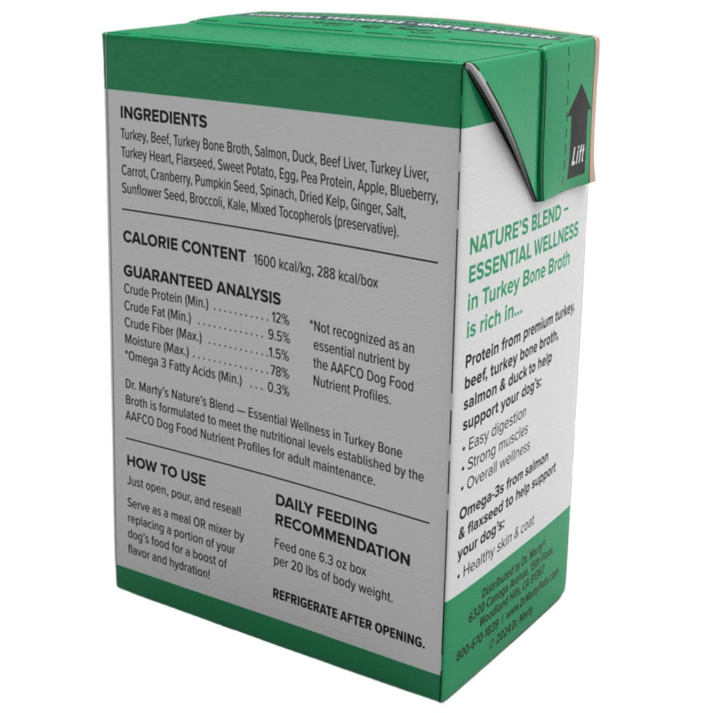 Dr. Marty Nature's Blend Essential Wellness Wet Dog Food Turkey Bone Broth – photo 3 of 7